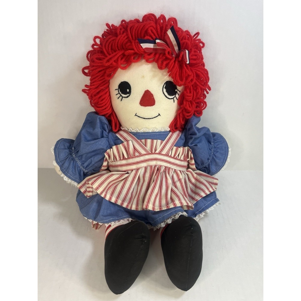 Vintage 20" Inch Raggedy Ann Collectible Dolls Playtime 80s Gruelle